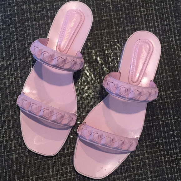 Stuart Weitzman Pink Slides Never Used